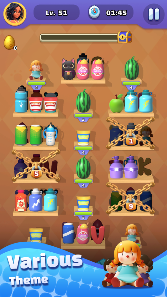 #2. Mart Sort Master: Triple Match (iOS) By: Sphinx Entertainment
