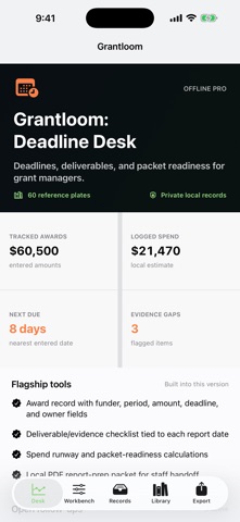 Grantloom: Deadline Desk screenshot