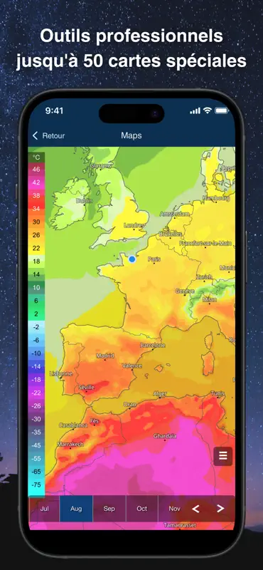 meteoblue weather & radar maps screenshot 6 of 9