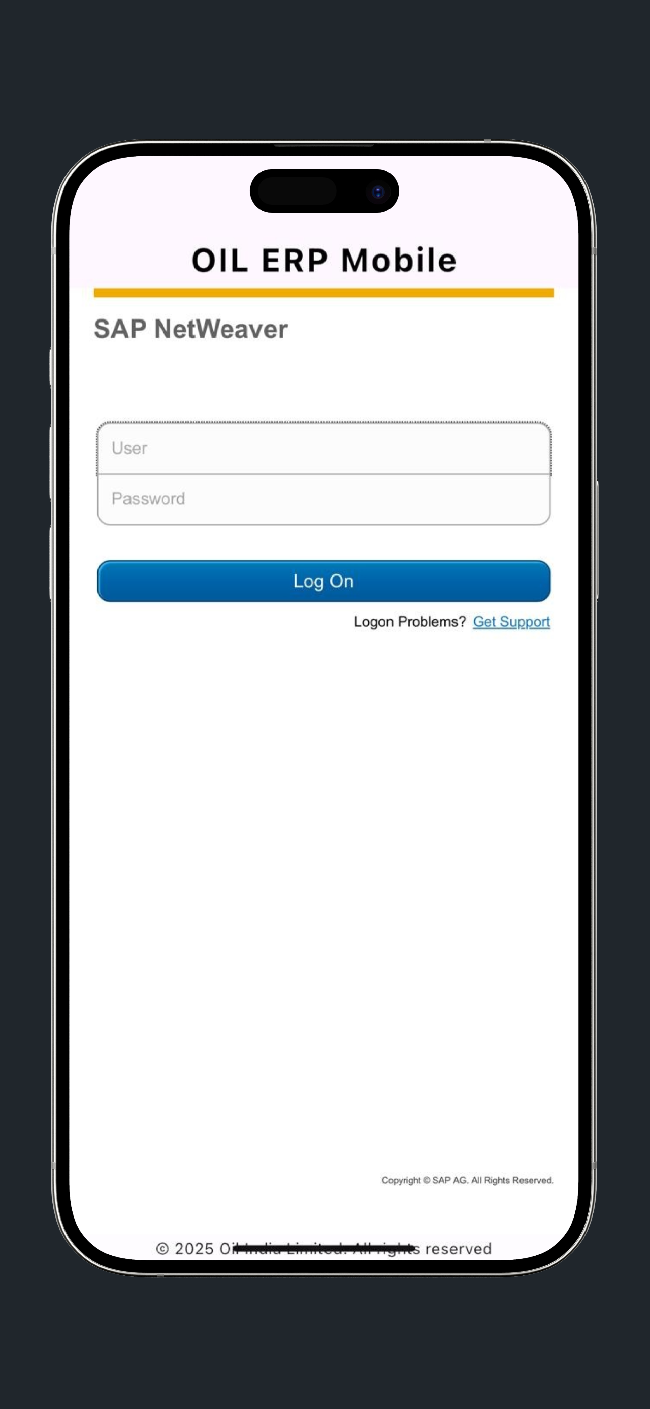 OIL ERP Mobile