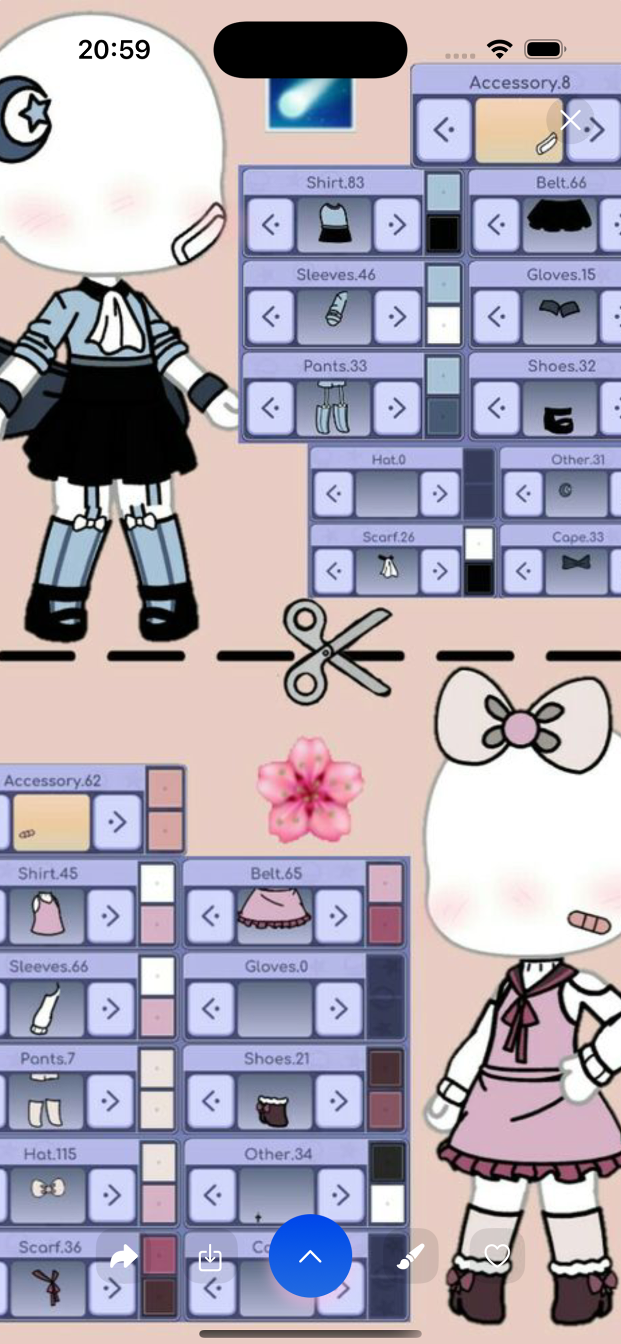 Make gacha life character girl