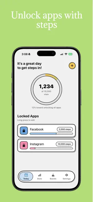 TwoStepper: Walk & unlock apps screenshot 1