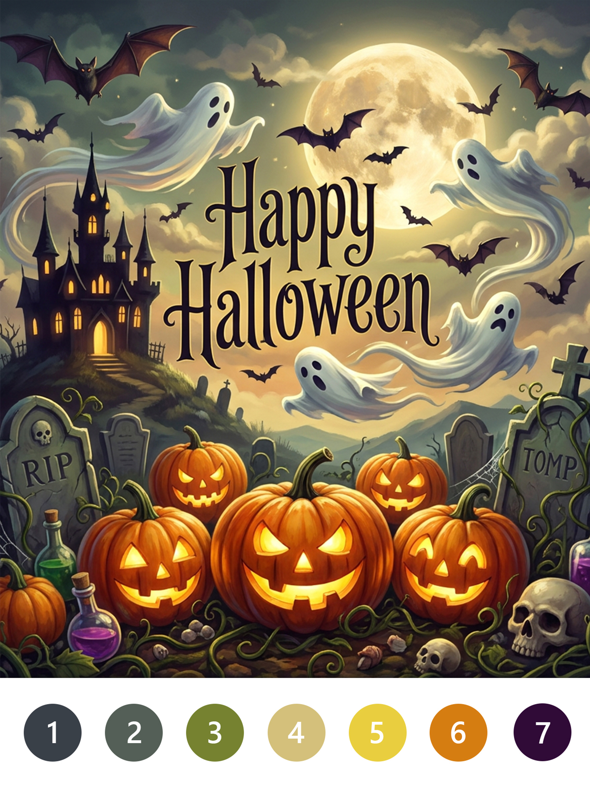 Spooky Halloween Color screenshot 12