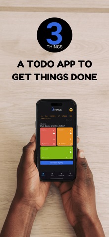 3 Things - Focused To-Do App Screenshot 1 of 5