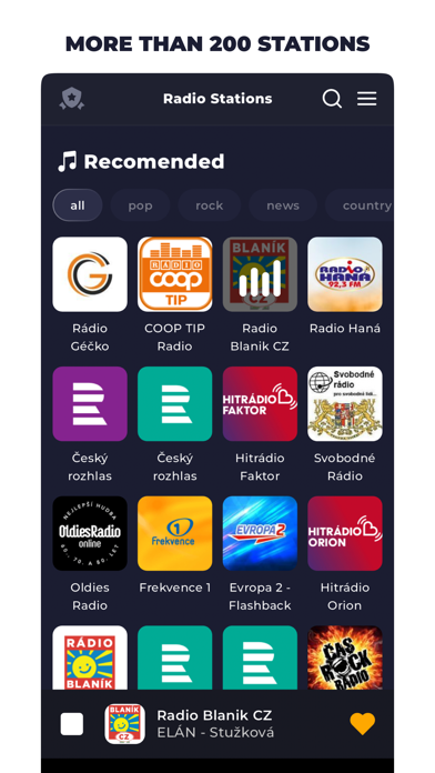 Czech Radio - Online Radio Screenshot