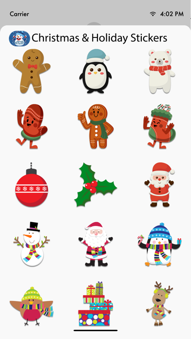 Christmas & Holiday Stickers Screenshot