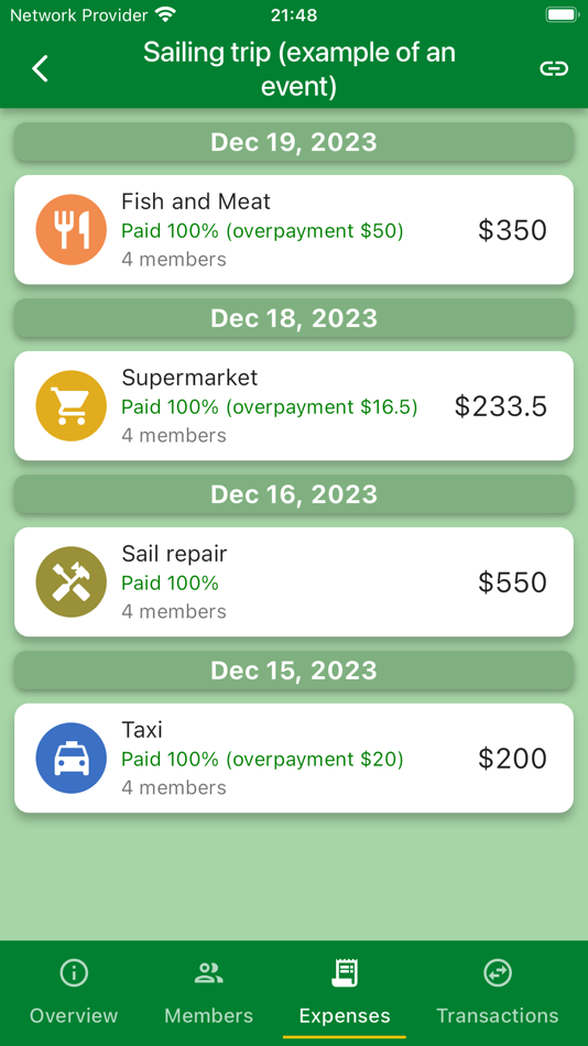 #4. Splitall - split group bills (iOS) 由: ALEXEY OSTROGRADSKIY