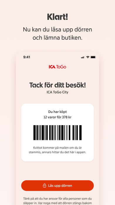 ICA ToGo - obemannad butik Screenshot