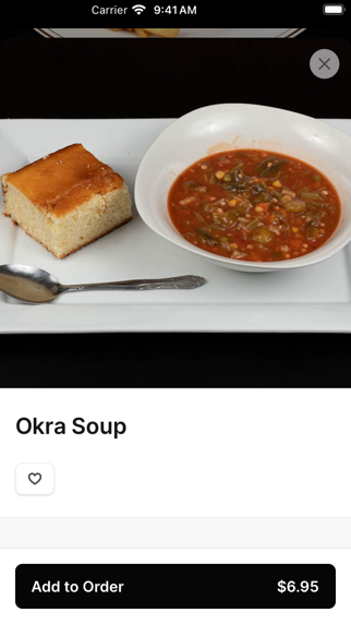 Gail's Soul Food To Go iPhone screenshot 3 - Food & Drink app