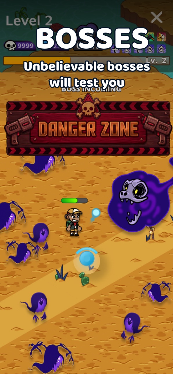 Monster Walk: Survive iOS Mod IPA screenshot 2 - iOS game interface