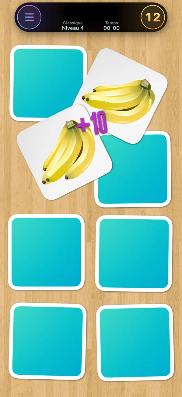 Screenshot #1 pour Le jeu des Paires - Memo