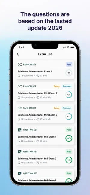 Salesforce Admin ExamSimulator screenshot 3
