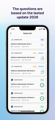 Salesforce Admin ExamSimulator Screenshot 3 of 6