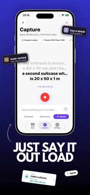 Keepsake: Personal Info Vault screenshot 4