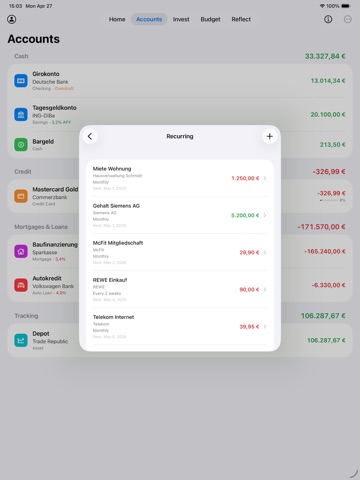 PennyFi iPad screenshot