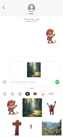 远足路径贴纸 screenshot