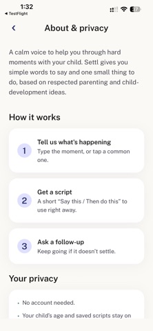 Settl: Calm Parenting Screenshot 2 of 8