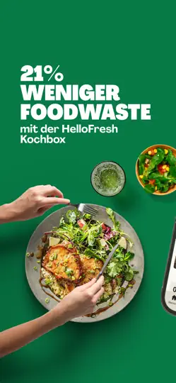 Screenshot von HelloFresh: Kochbox & Rezepte auf dem iPhone 1