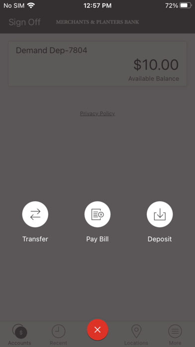 Merchants and Planters Bank MS Screenshot
