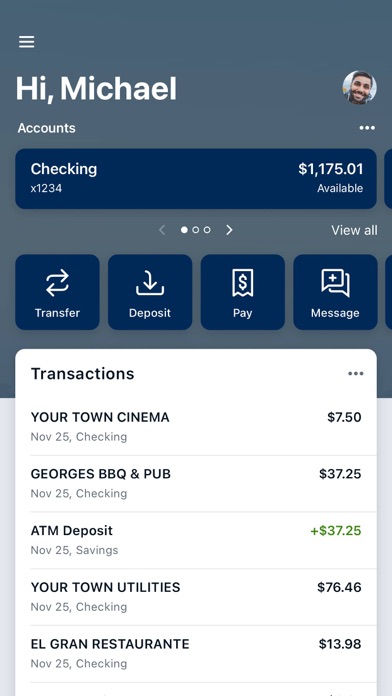 BTC Mobile Banking Screenshot
