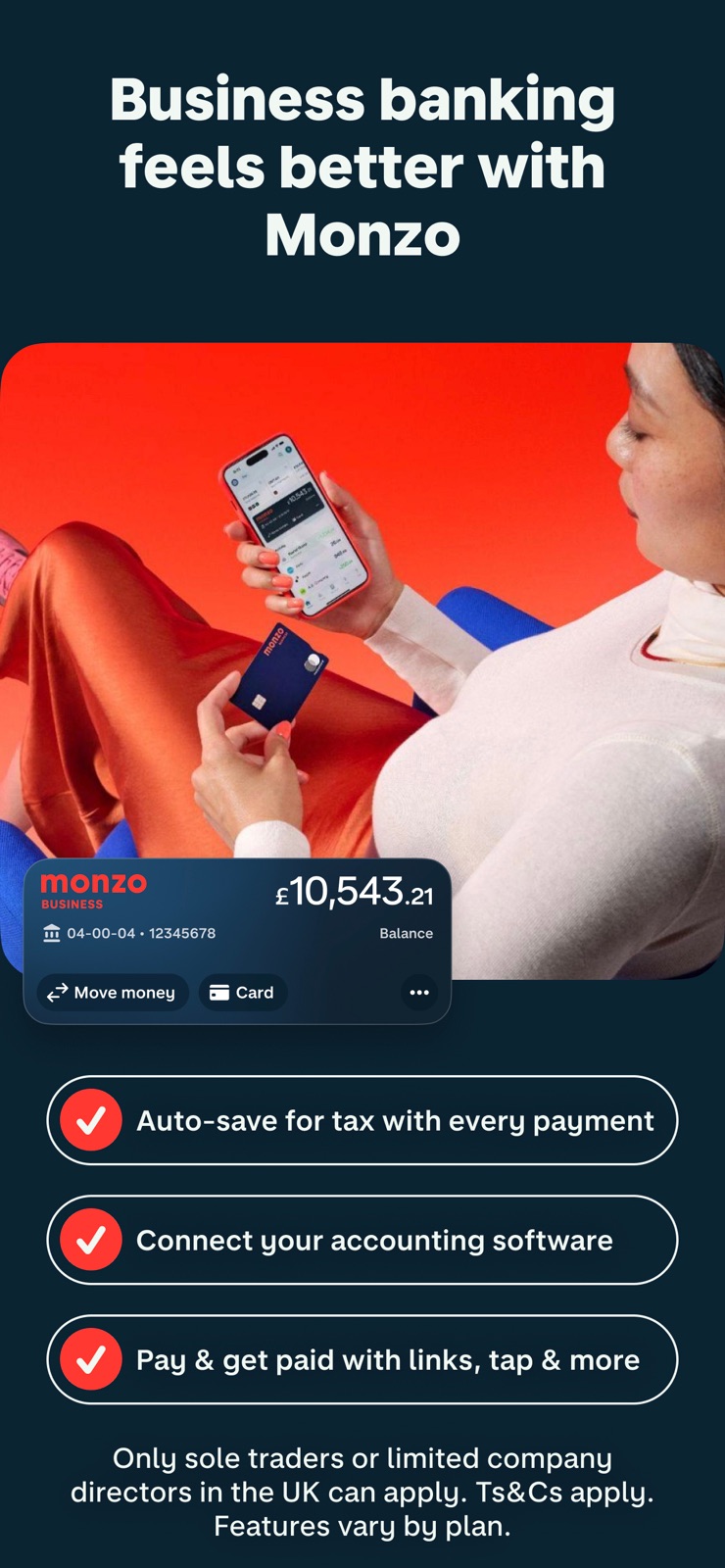 Monzo Bank - Mobile Banking iphone screenshot 2