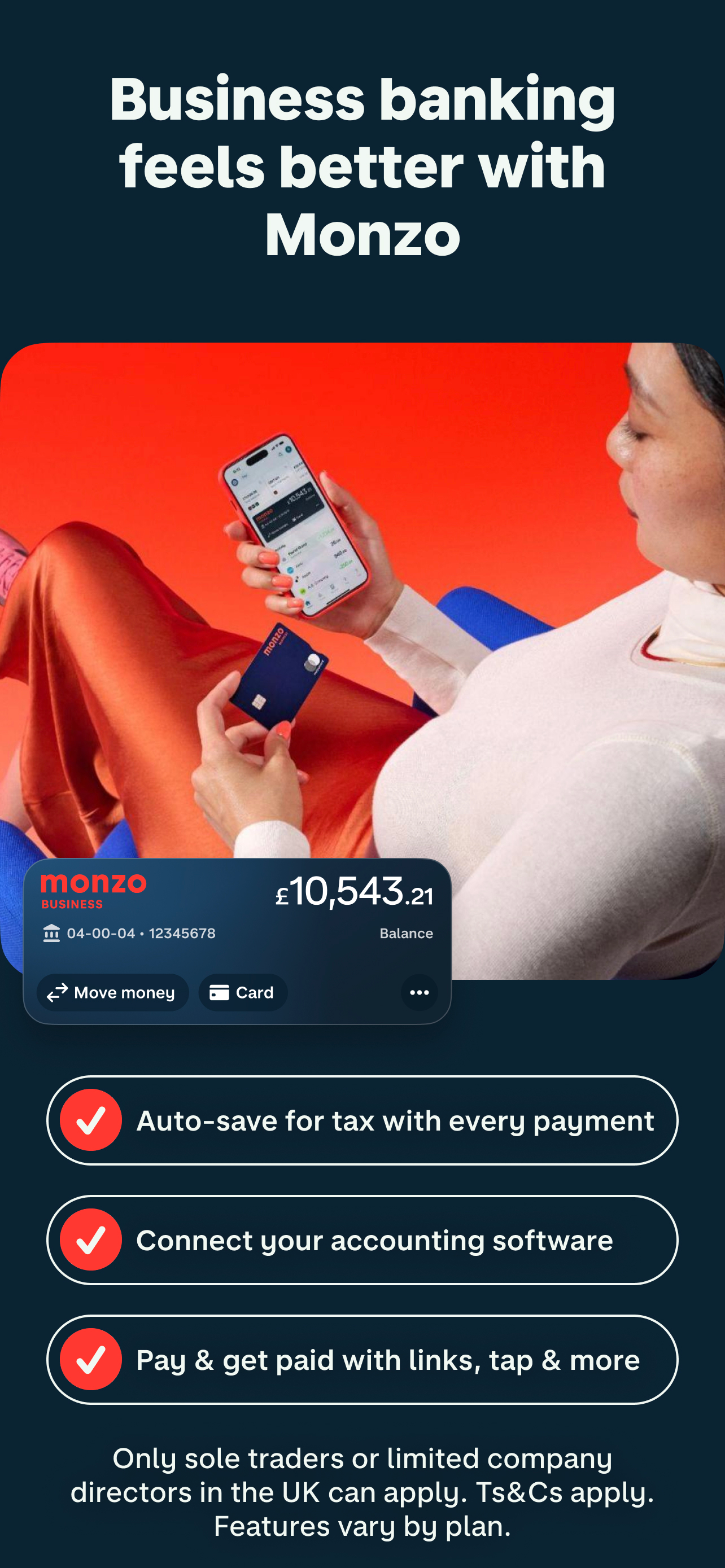 Monzo Bank - Mobile Banking store screenshot 2
