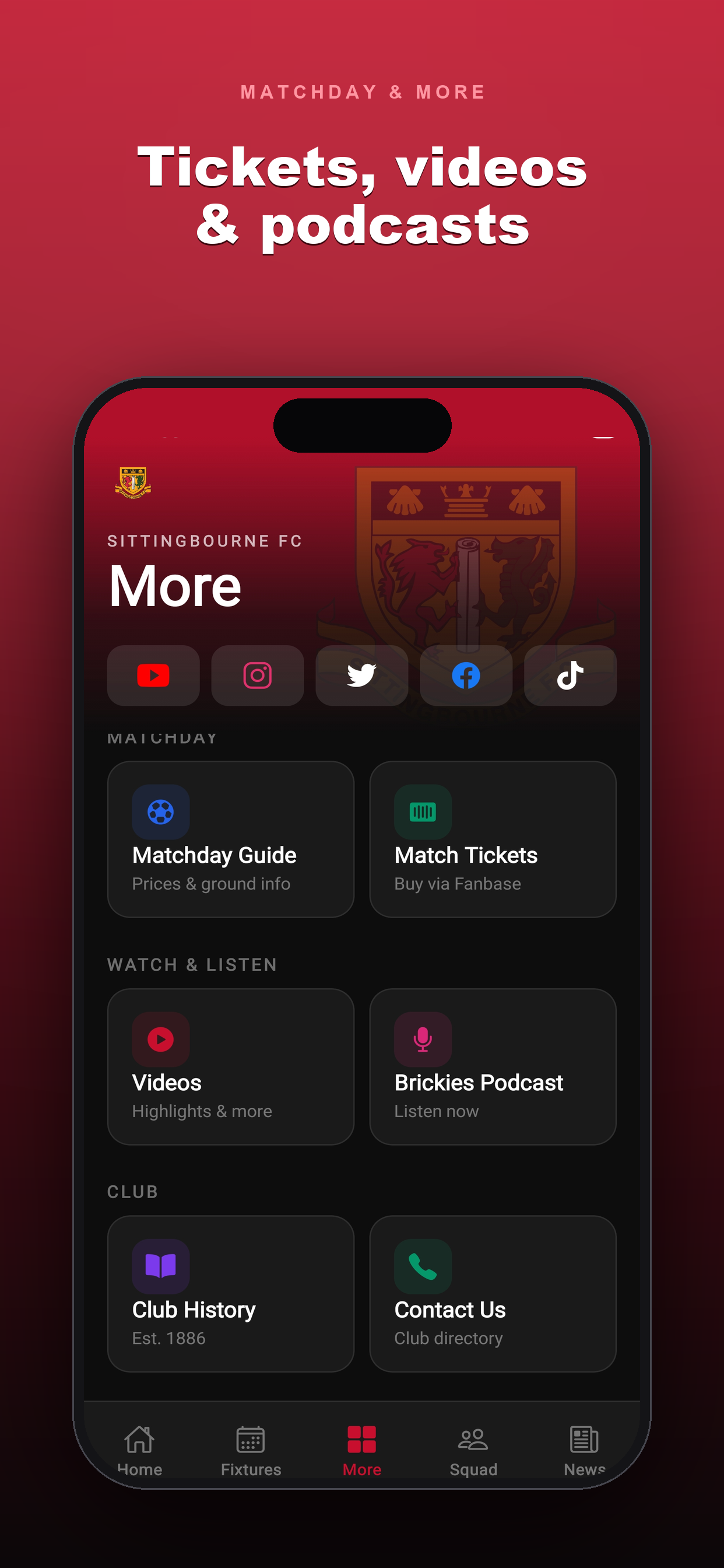 Sittingbourne FC - Official screenshot 5