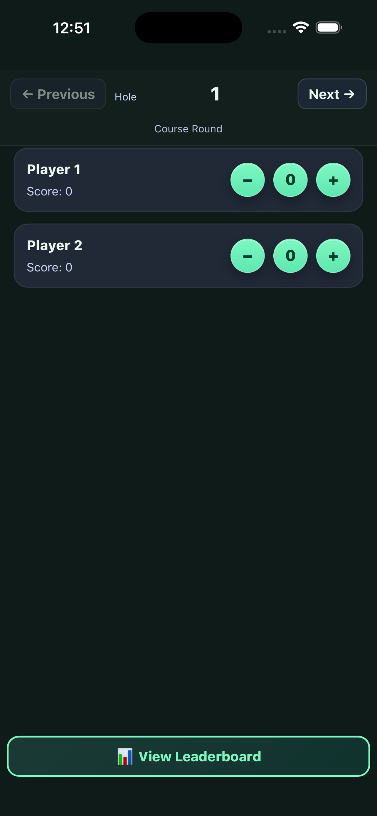 Mini Golf Score Tracker screenshot 6
