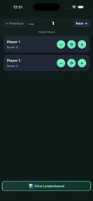 Mini Golf Score Tracker screenshot
