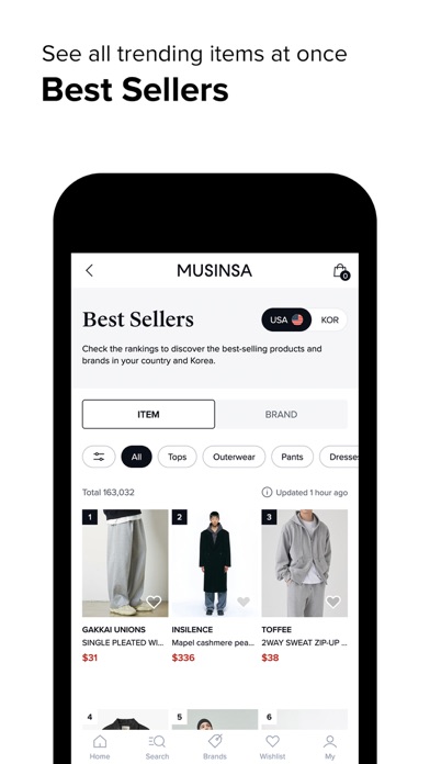 MUSINSA : K-Fashion Store Screenshot