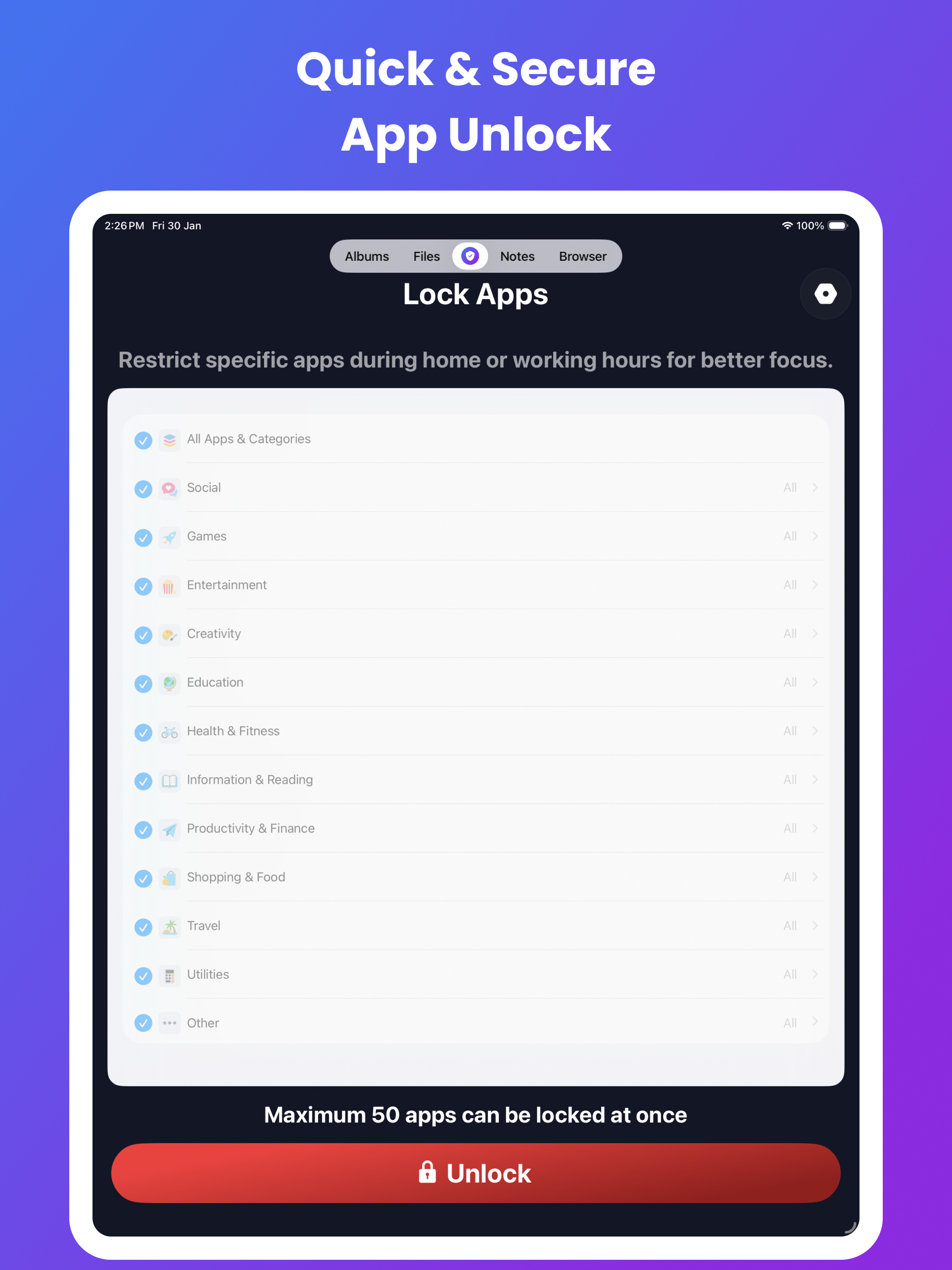 App Lock Secret Vault