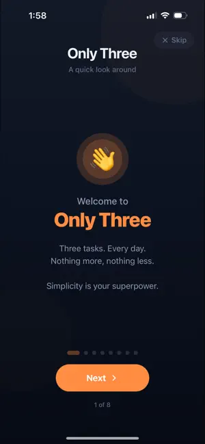 Only Three screenshot 1
