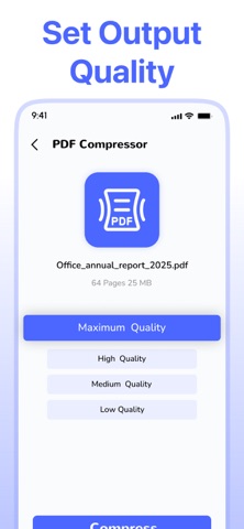 PDF Compressor: Shrink Size Screenshot 3 of 4