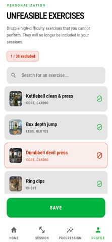 Agile Workout : fitness screenshot