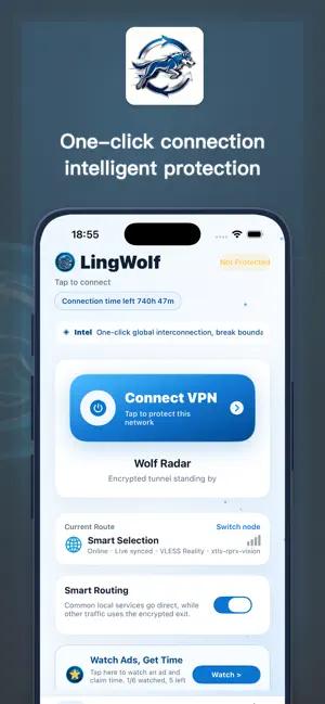 LingWolf VPN screenshot 1