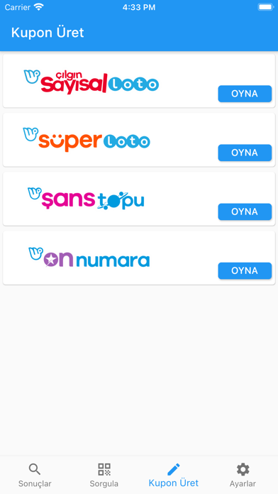 Loto Piyango Sonuçlar, Karekod Screenshot