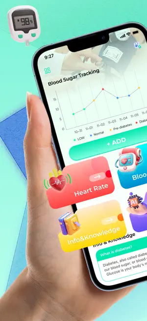 Blood Sugar Tracker-AI Health screenshot 1
