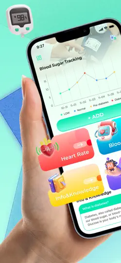 Blood Sugar Tracker-AI Health iPhone Ekran Görüntüsü 1