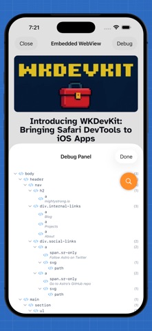 WKDevKit App Screenshot 1 of 2