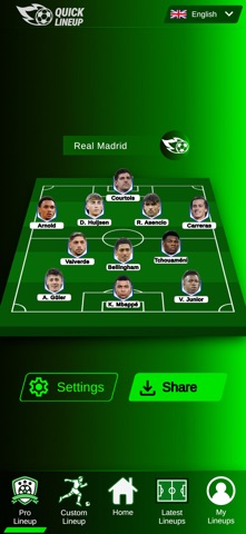 Quick Lineup: Team Builder screenshot