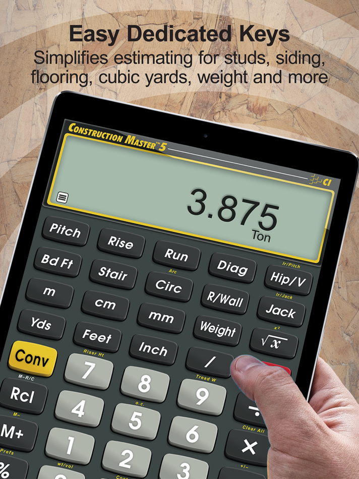 #6. Construction Master 5 Calc (iOS) 来自: Calculated Industries