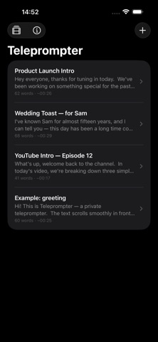 Teleprompter Offline & Private Screenshot 4 of 4