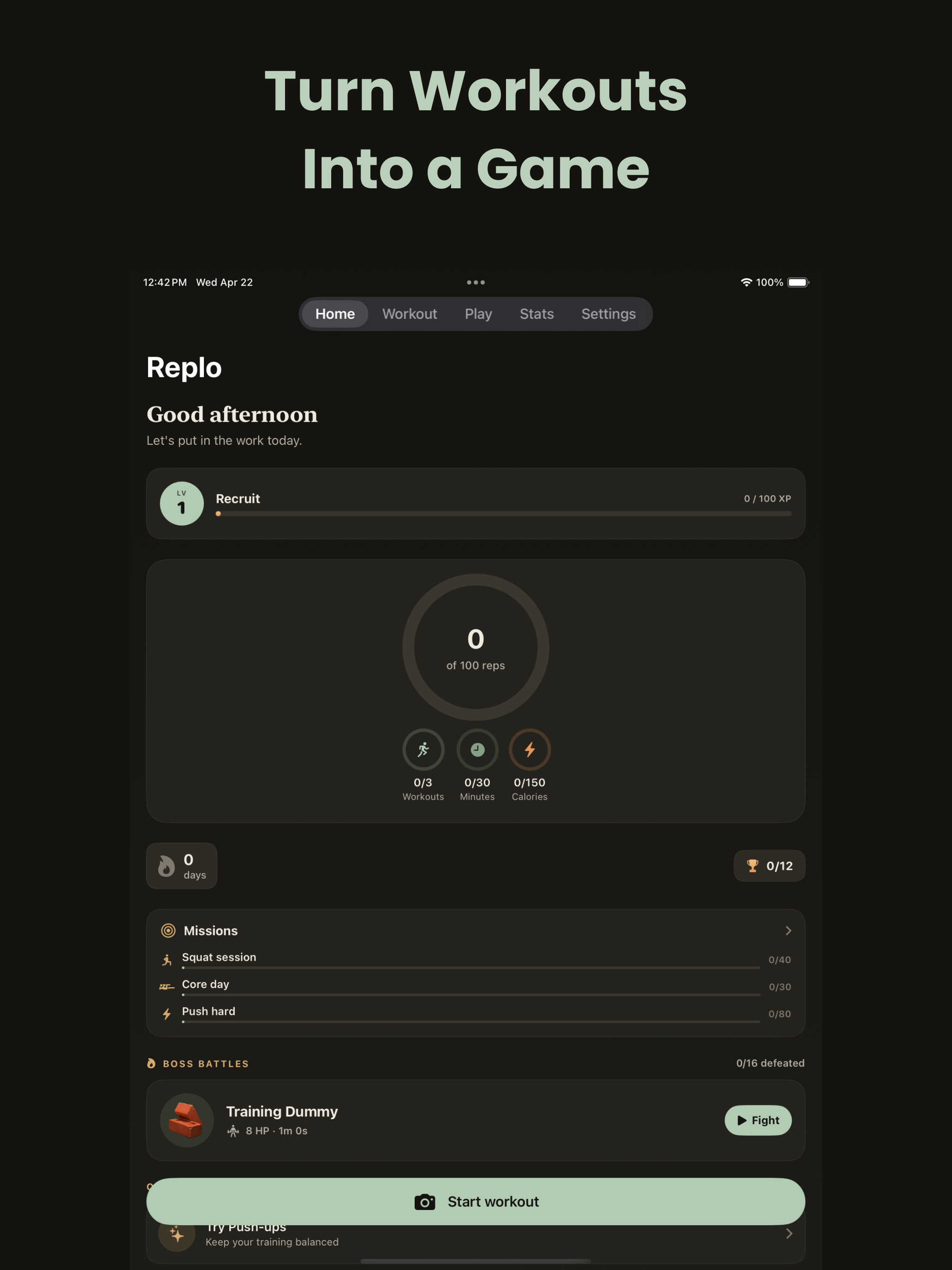 Replo - Workout Playground