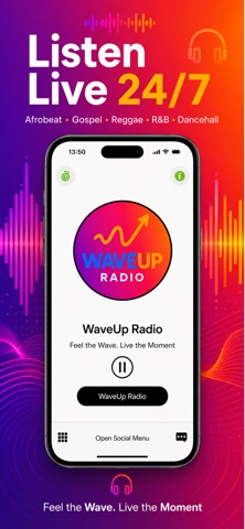 WaveUp Radio app screenshot