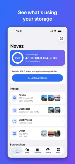 Novaz Cleaner: CleanUp Storage screenshot 1