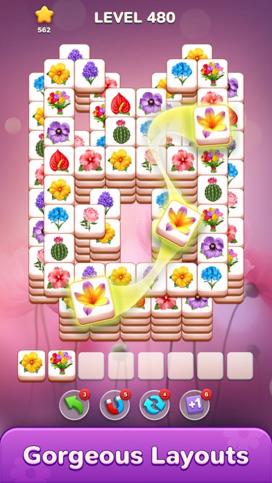 Screenshot #3 pour Blossom Master - 3 Tile Match