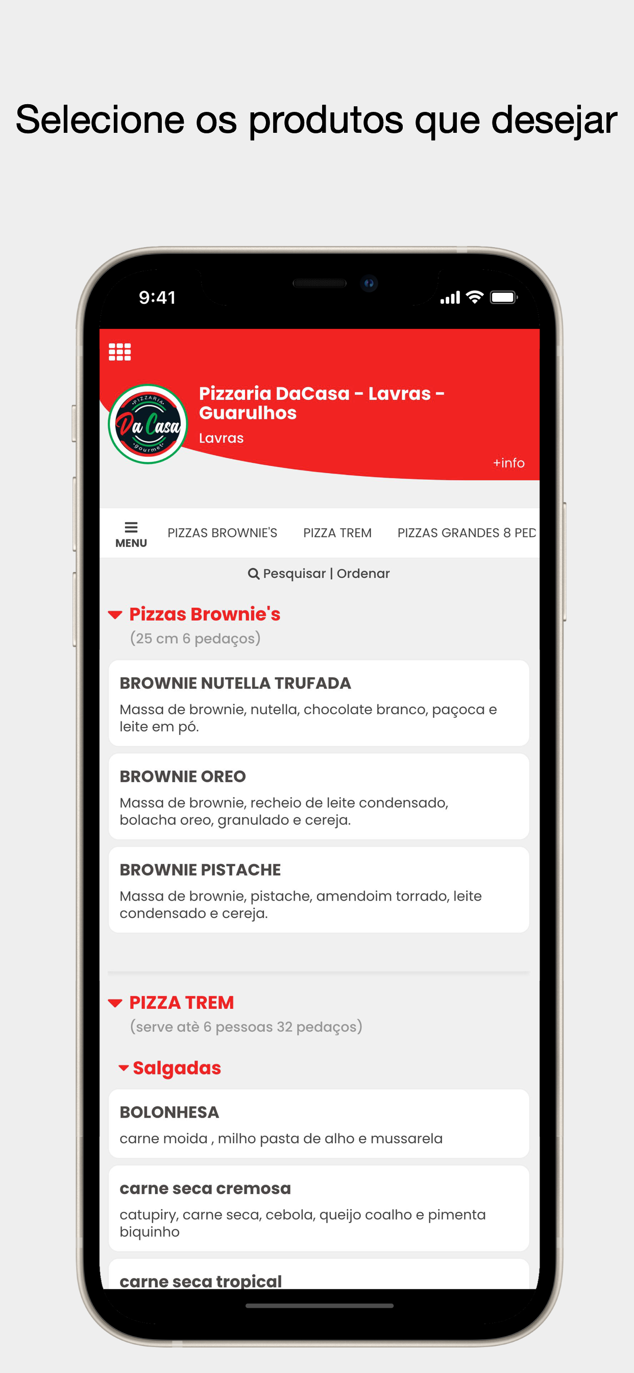 Pizzaria DaCasa screenshot 2