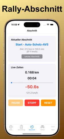 OldTimer Rally Timer screenshot