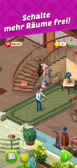 Screenshot von Homescapes: Match 3 Games auf dem iPhone 5