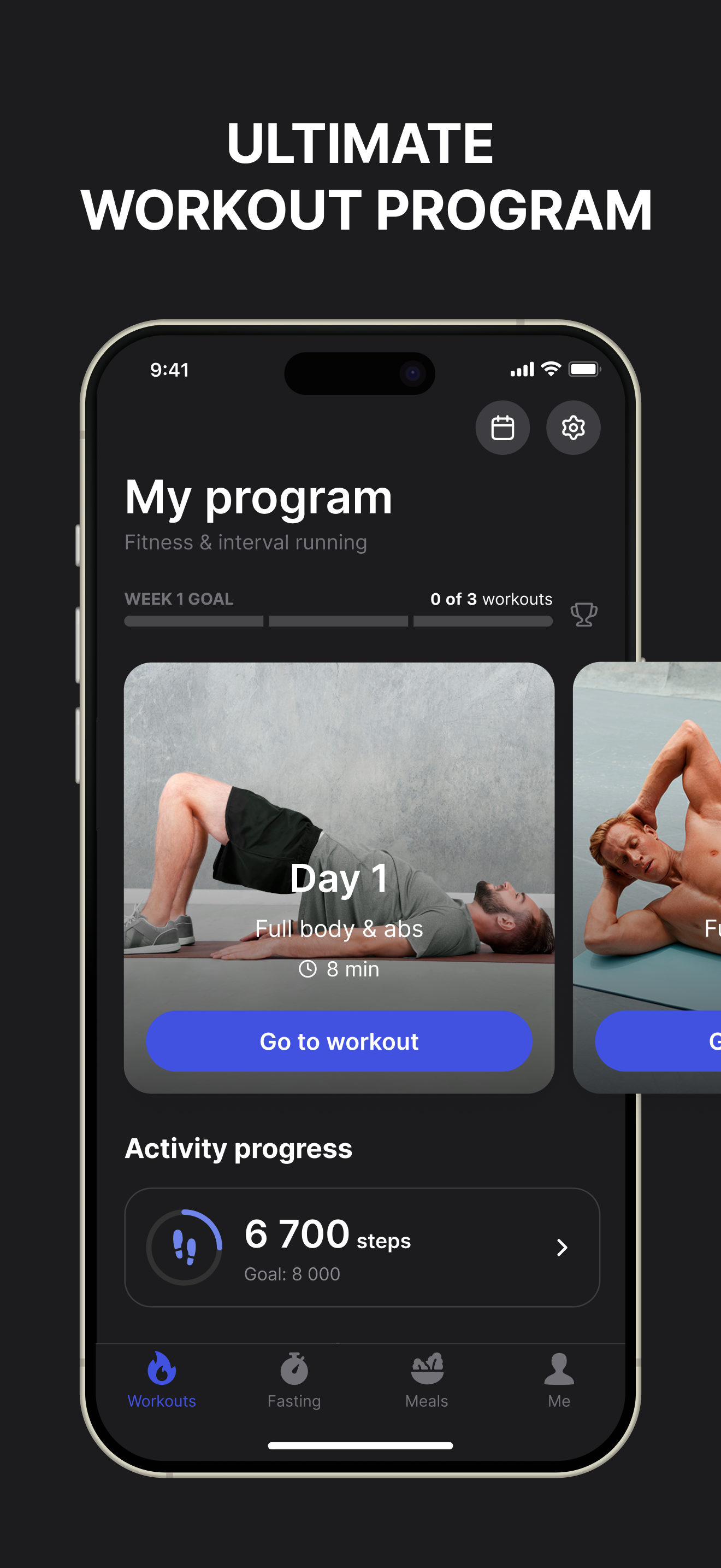 Organic Man－Workout & Fitness screenshot 6